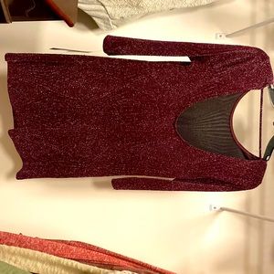 Tricia Clothing Company - Medium Sparkly Burgundy Dress